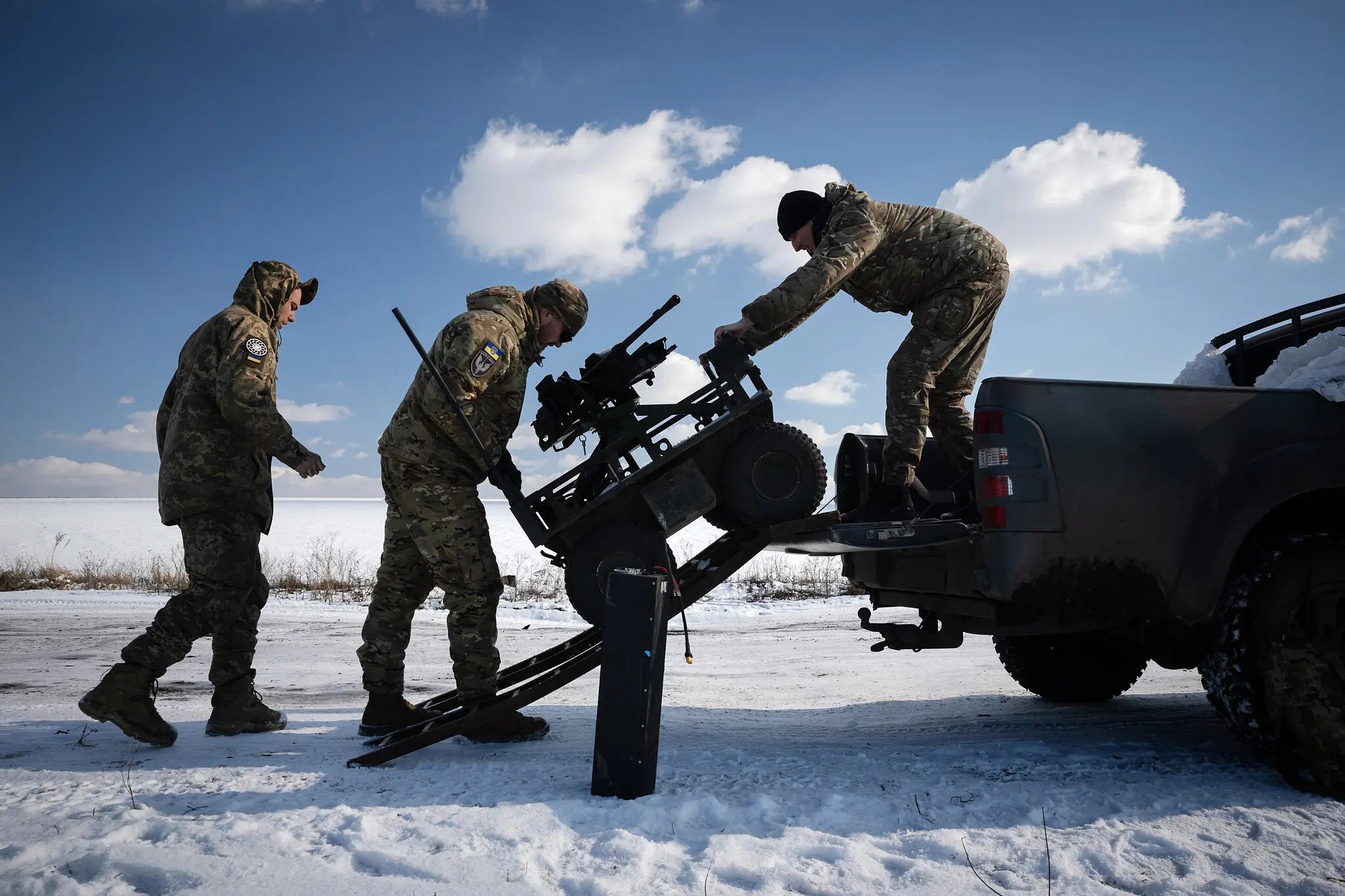 Ukrainian Explosive Robots Prompt Russian Surrender in Valley Attack