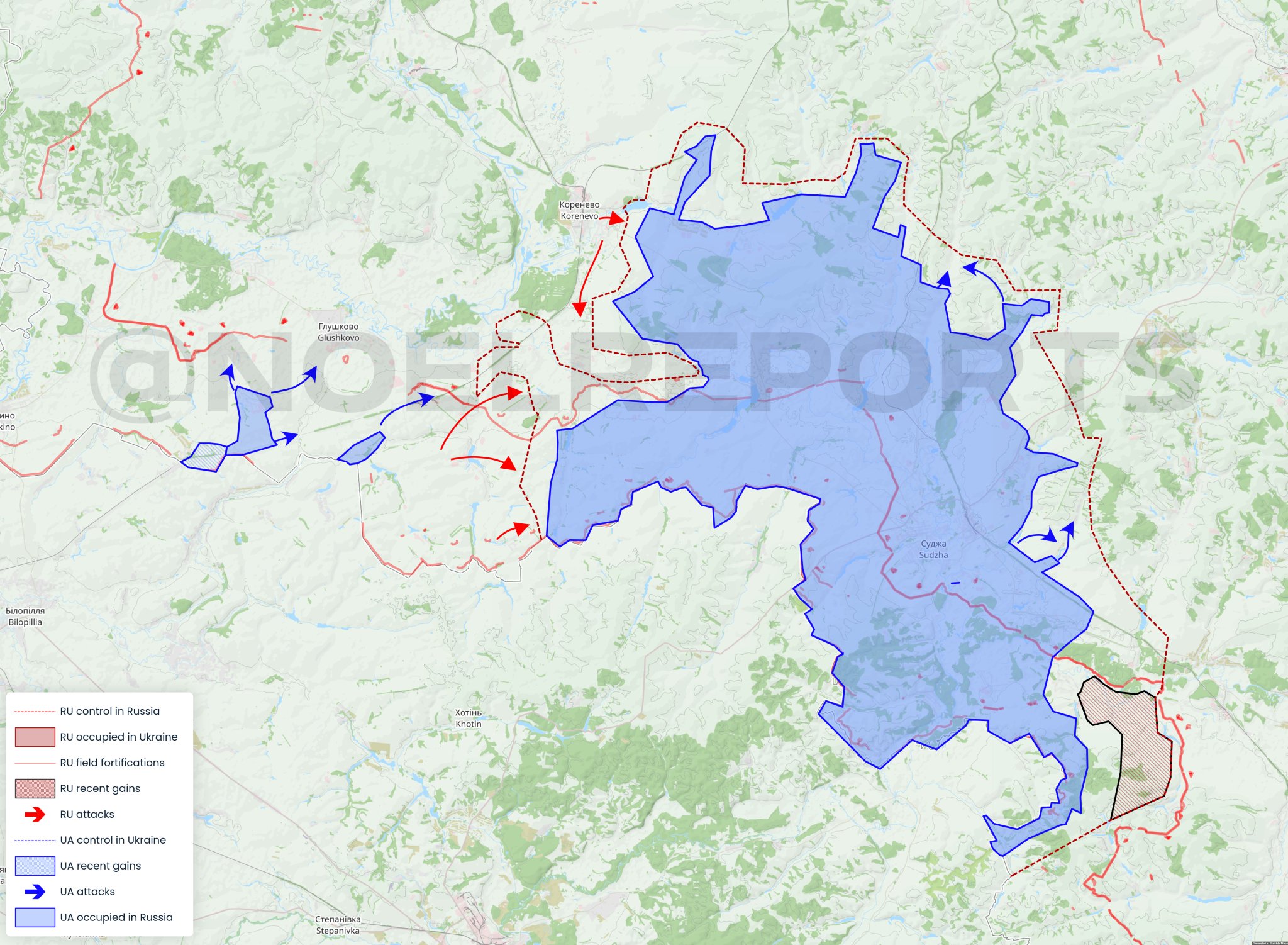 Ukraine’s strong OPSEC: Veseloye near surrounded, advance towards Glushkovo rumored