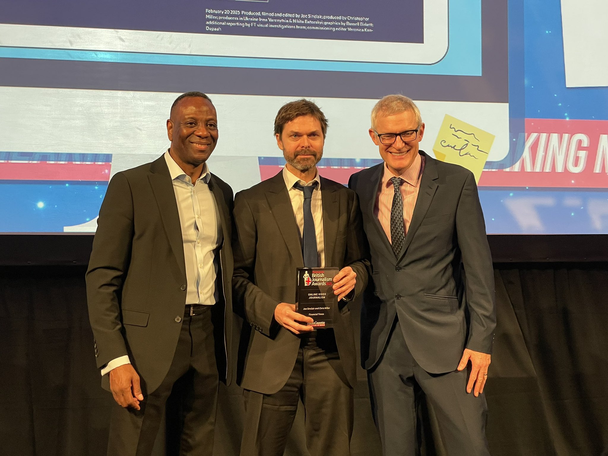 FT wins British Journalism Award for video on Ukrainian POW executions