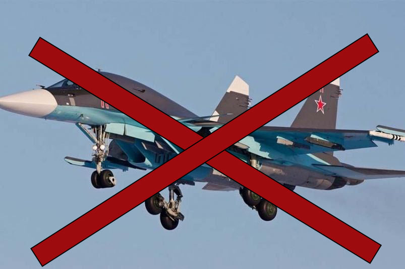 Russian Su-34 fighter jet shot down in Izium sector