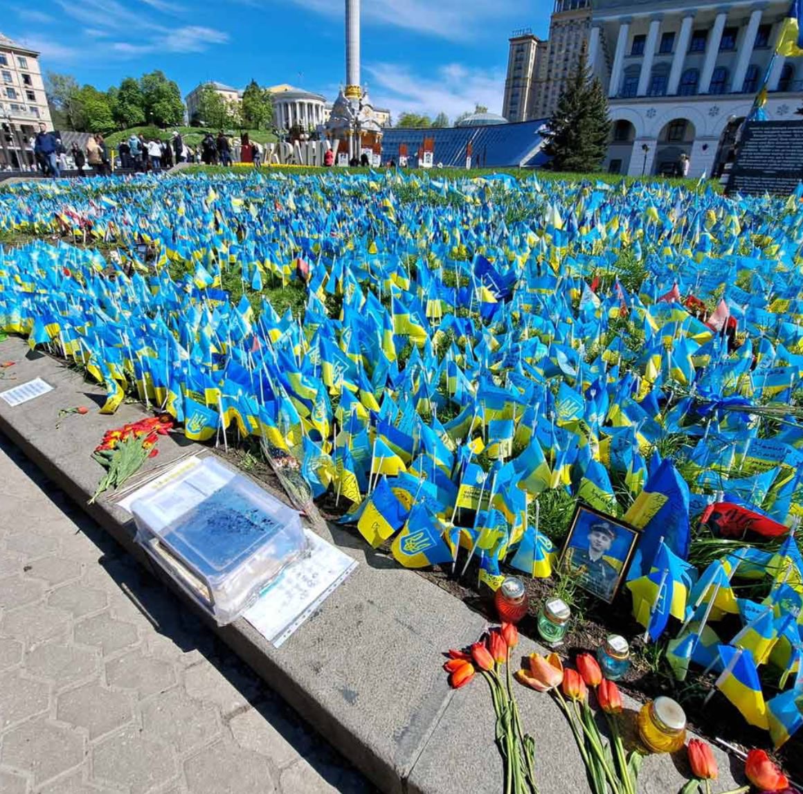 Ukrainian expresses pain over Russia destroying his birthplace, struggling to remain reserved.