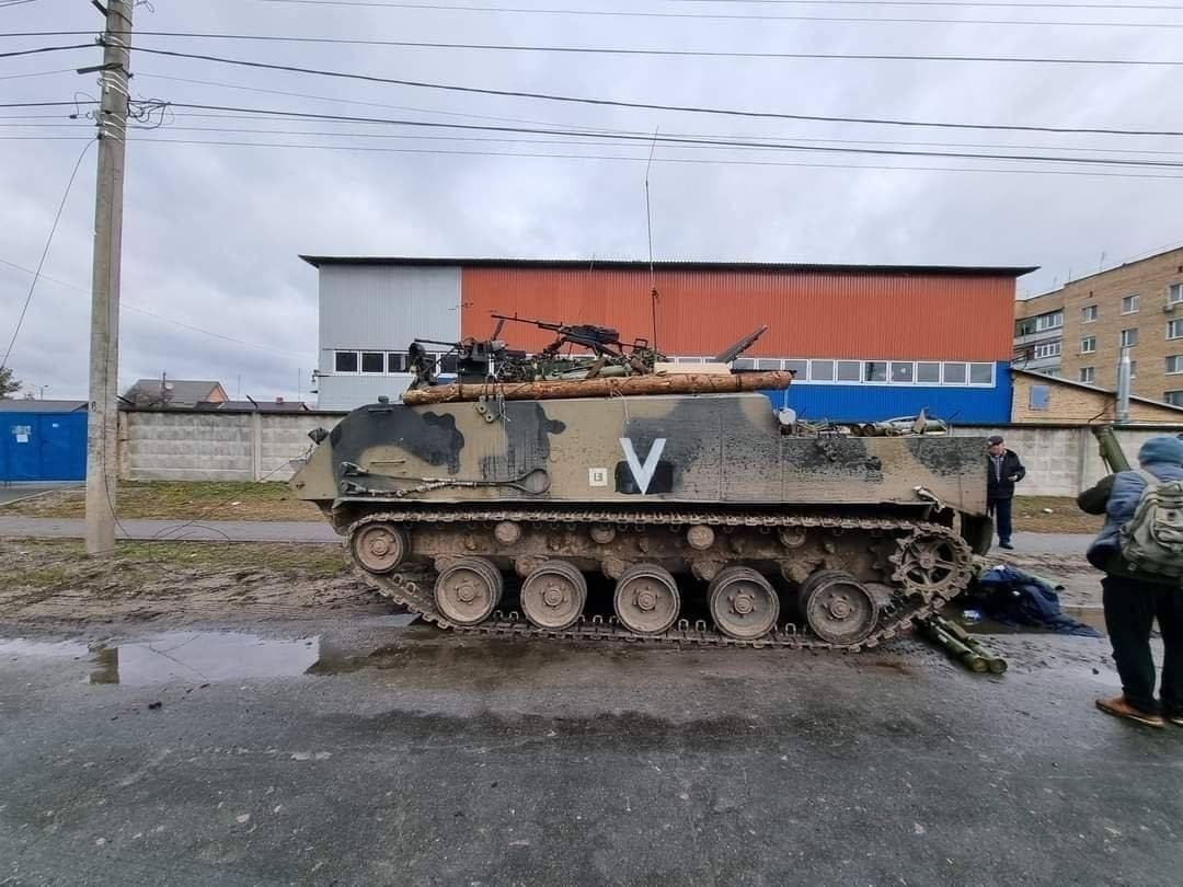 Destroyed Russian Gear in Irpin