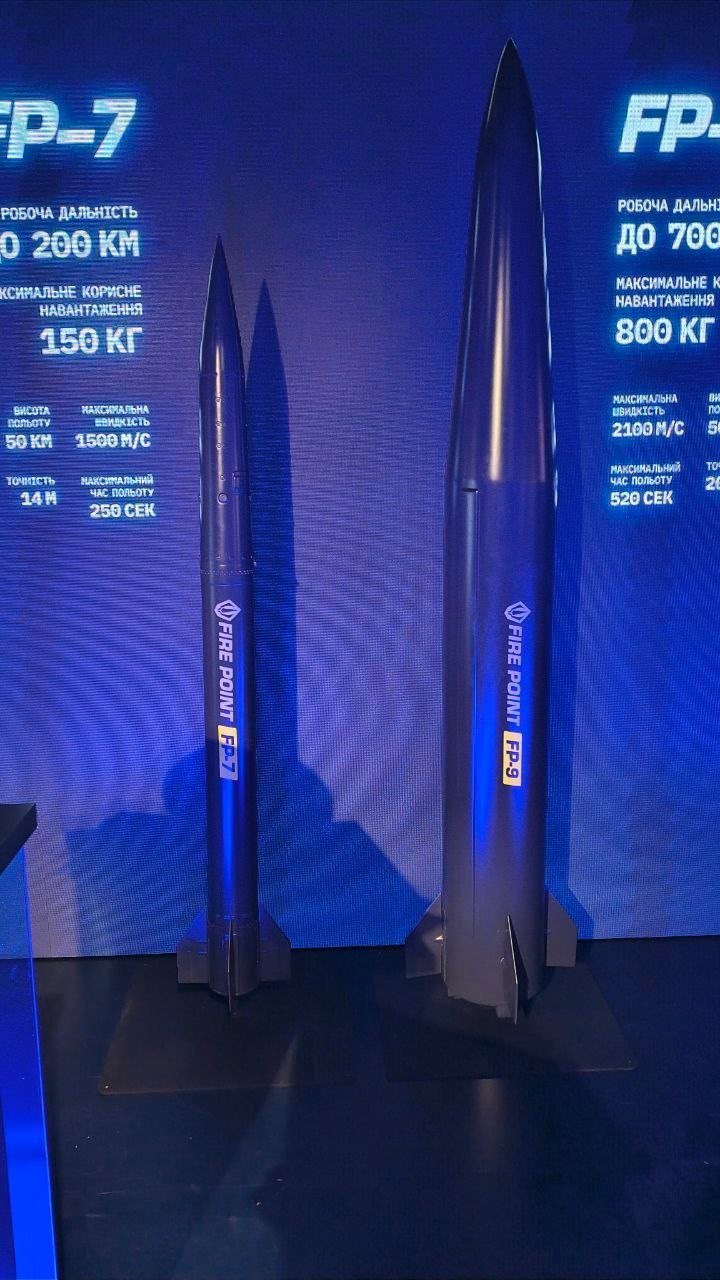 Ukraine Showcases FP-7 and FP-9 Ballistic Missile Prototypes in Poland