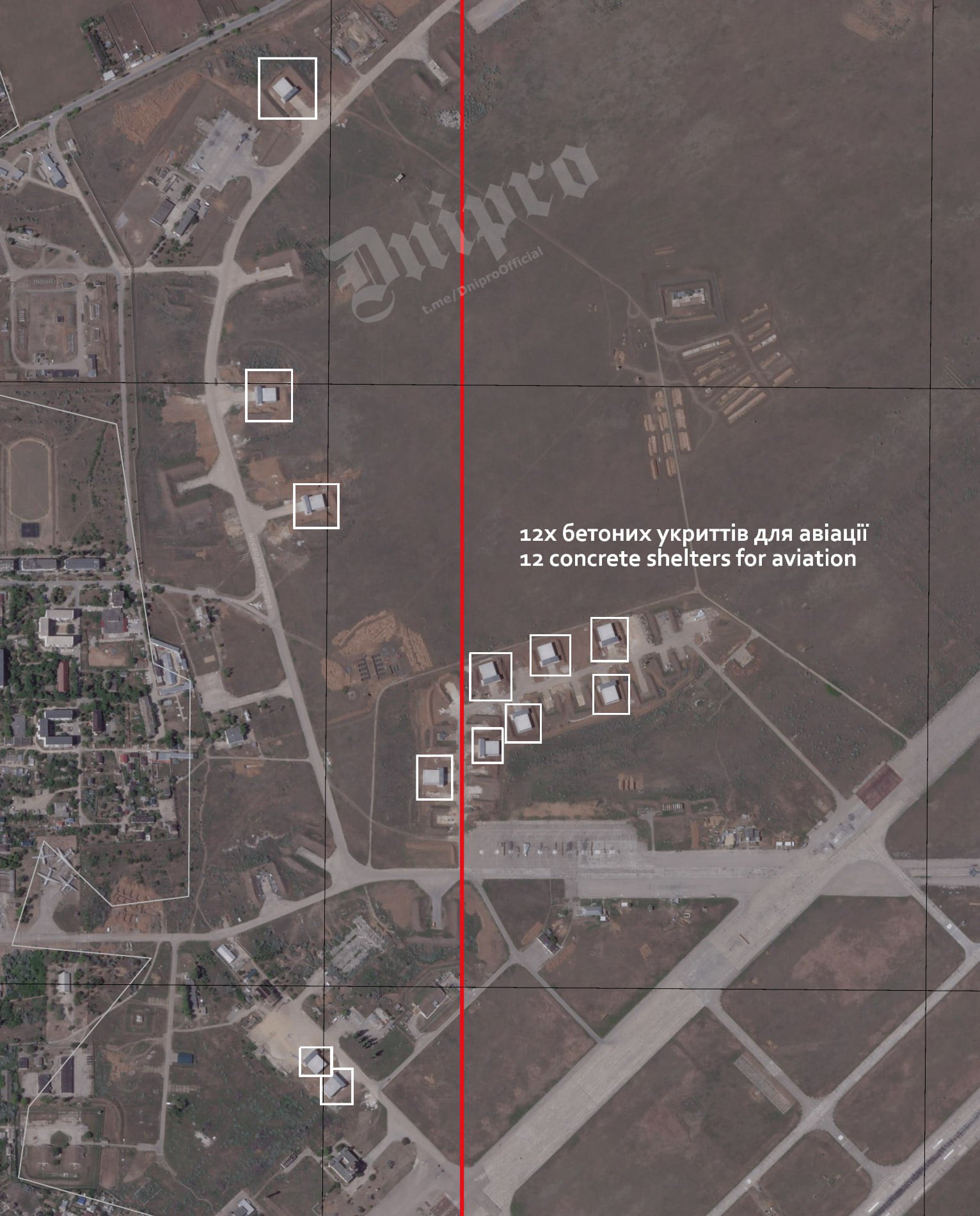 Satellite images reveal new aircraft shelters and Orion UAVs at Russian Saki airbase in Crimea