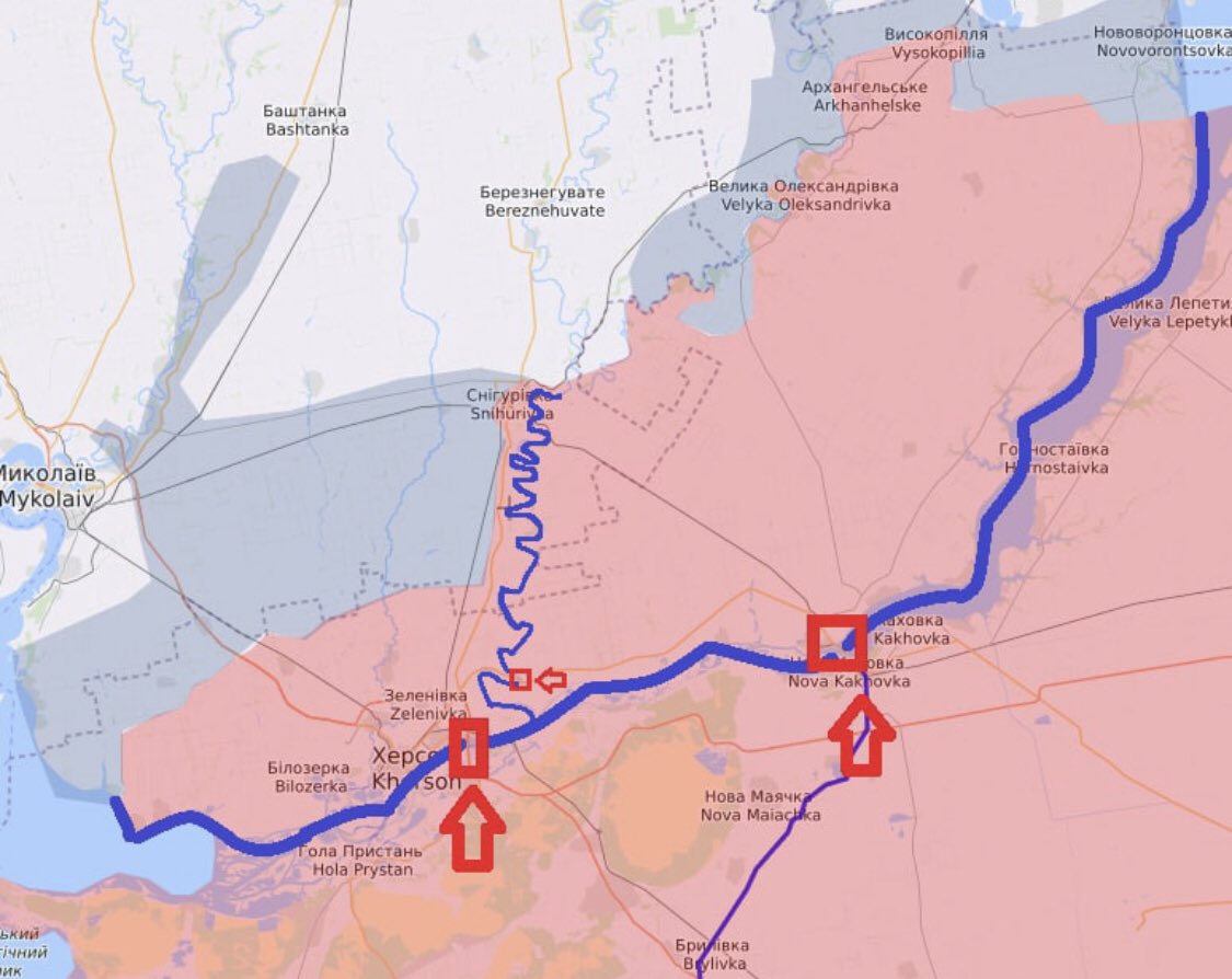 Kherson risks isolation on Russian side
