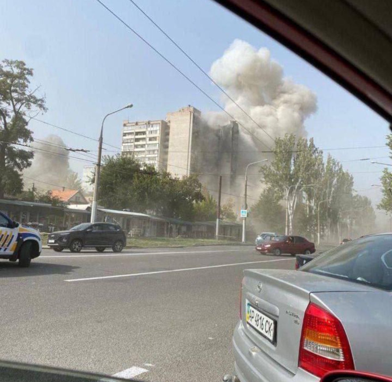 Russian army targets residential buildings with glide bombs in Zaporizhzhia