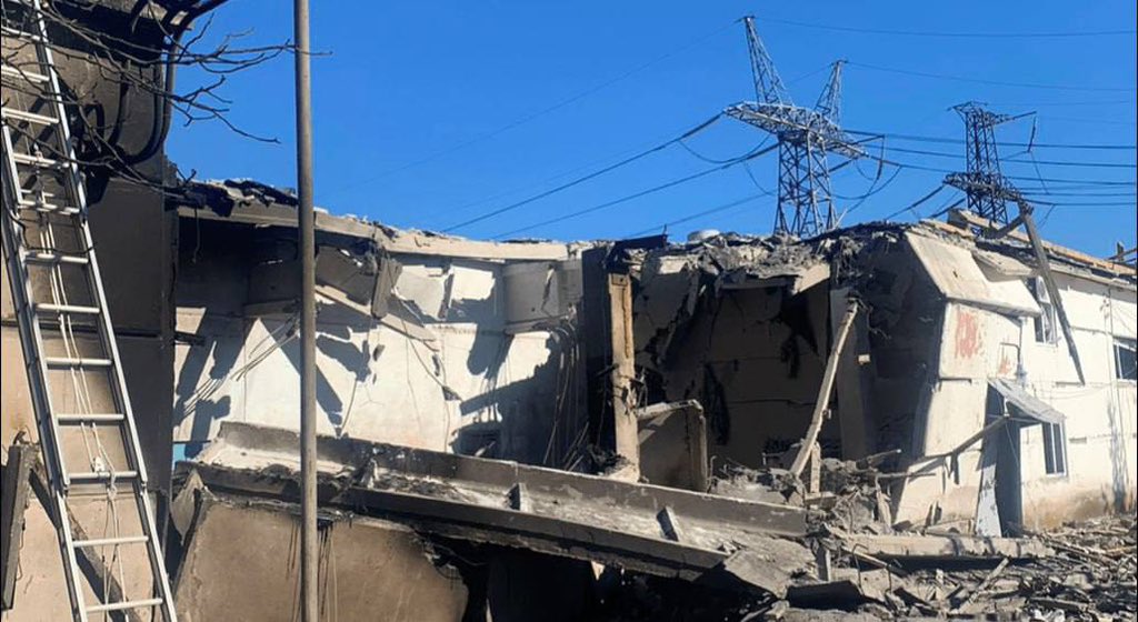Burshtyn TPP destroyed after 12 Russian strikes