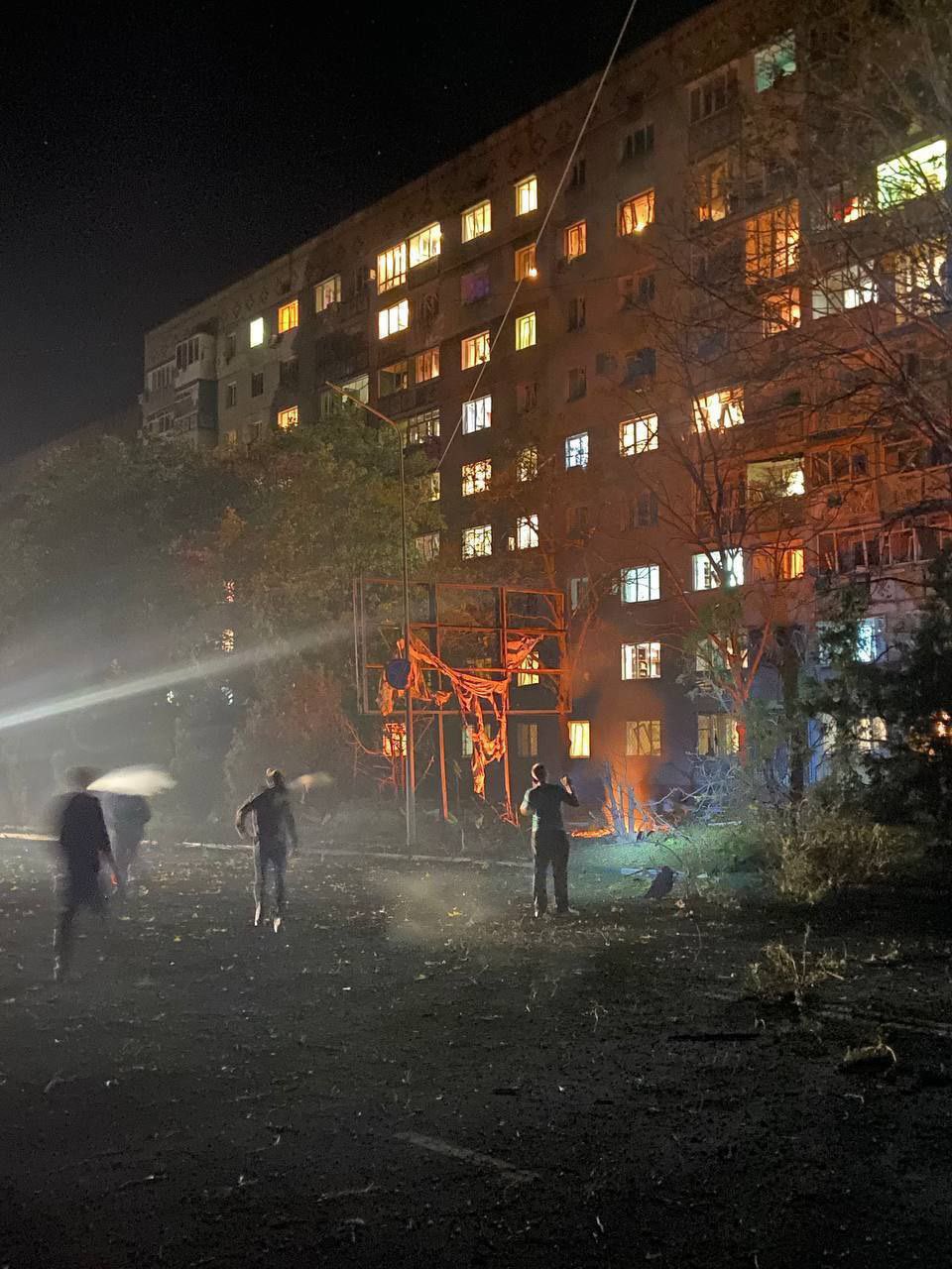 Russia drone strike on Odesa residential buildings leaves 5 civilian victims