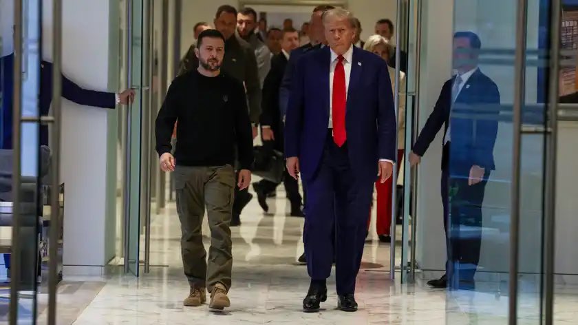 Zelensky, Trump at Notre-Dame reopening