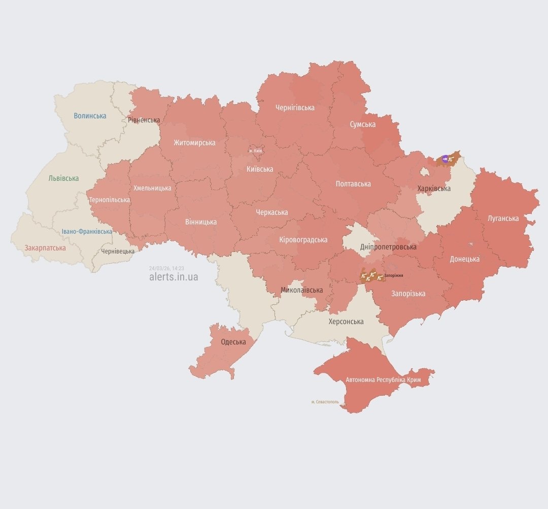 Massive Russian attack on Ukraine continues