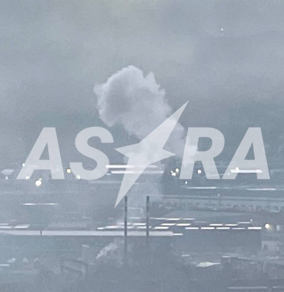Claimed drone impact in Ukraine
