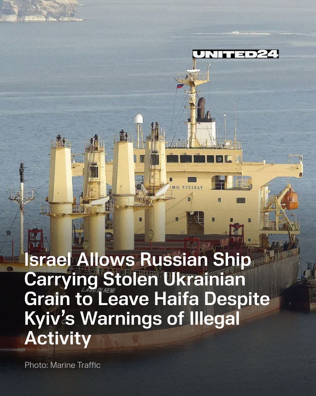 Russian Ship With Stolen Ukrainian Grain Fast-Tracked Departure