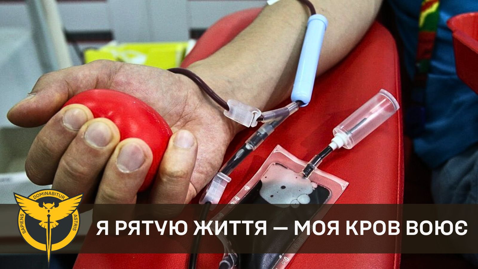 Defence Intelligence of Ukraine staff donate blood with ‘My blood fights’ initiative