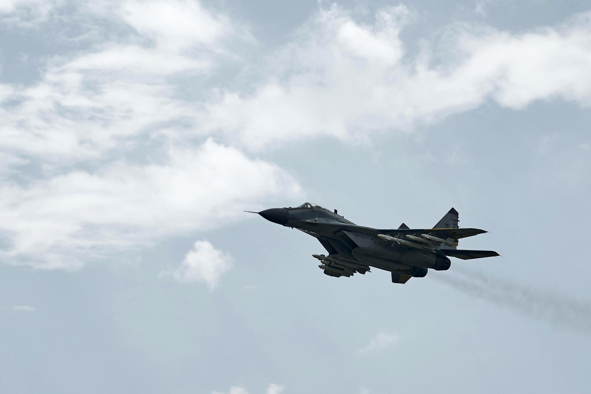 Former Slovak MiG-29AS fighter now with Ukrainian Air Force