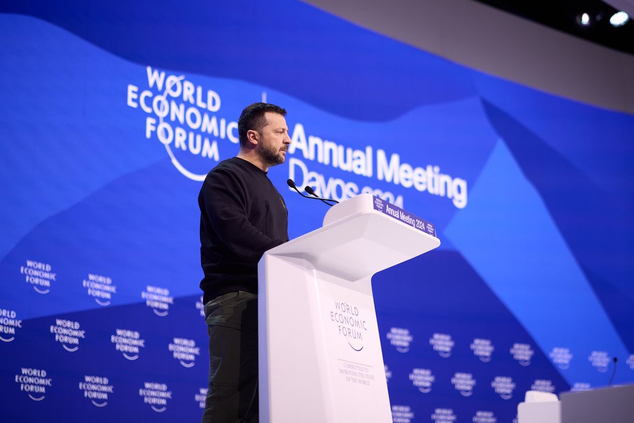 Zelensky arrives in Davos for World Economic Forum