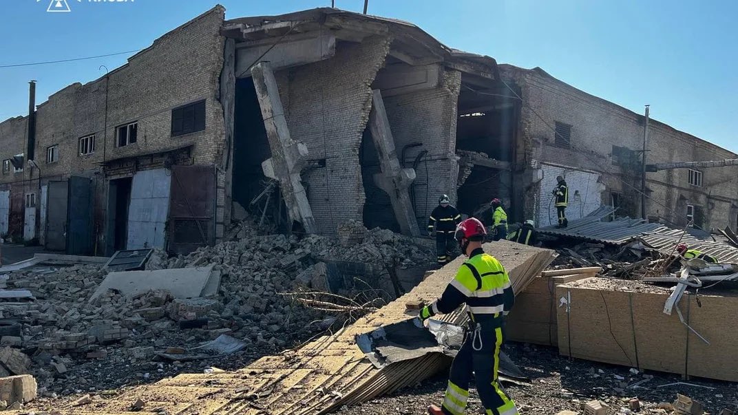 Explosion at Kyiv Trucking Company