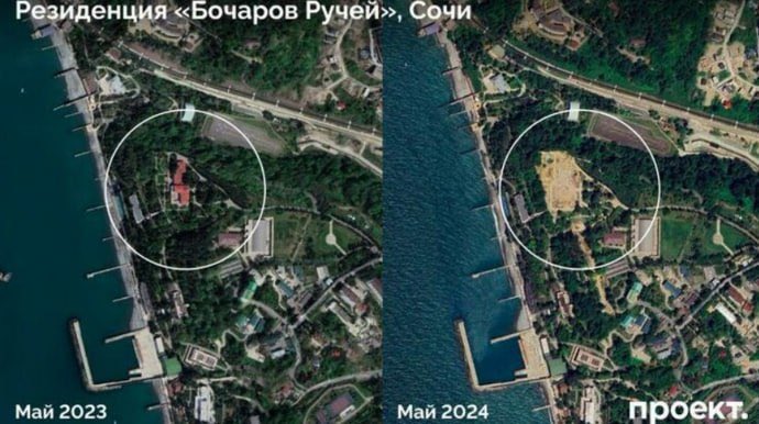Putin demolished Sochi residence fearing Ukrainian drones