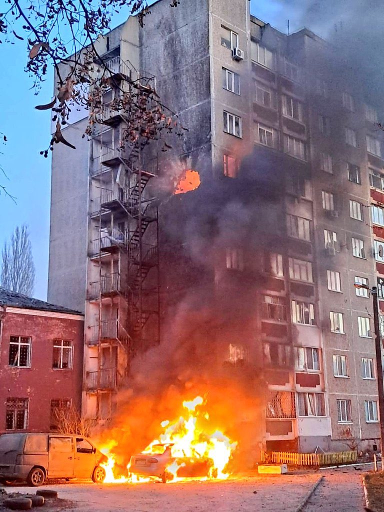 Chernihiv: Russian drone hits residential building