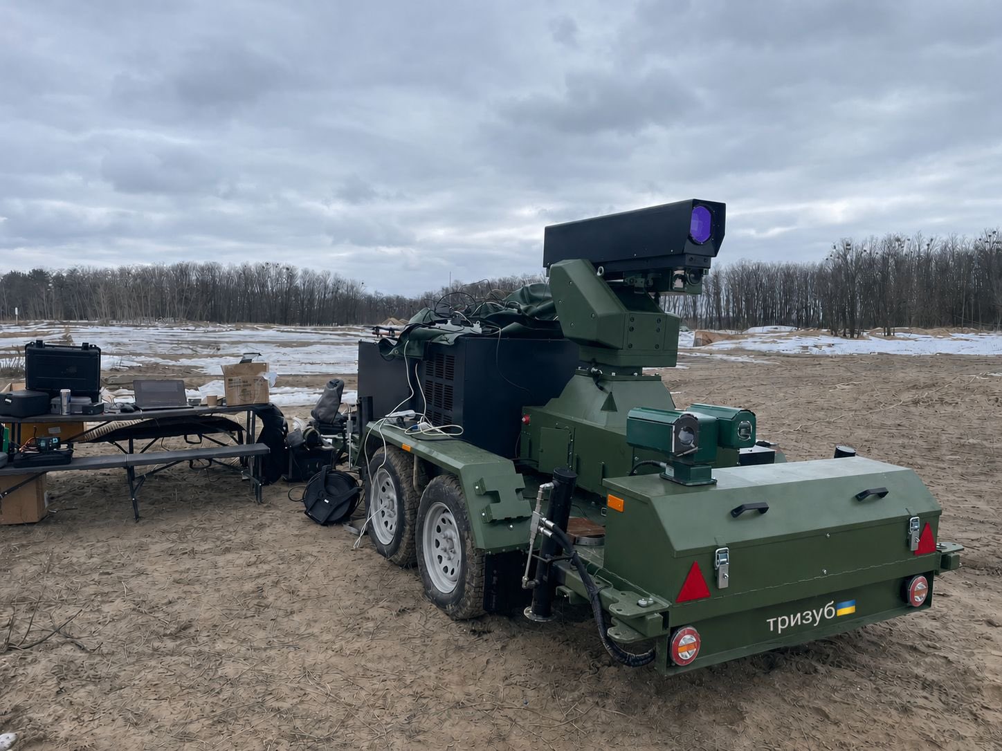 Ukrainian laser system ‘Tryzub’ integrated into air defense