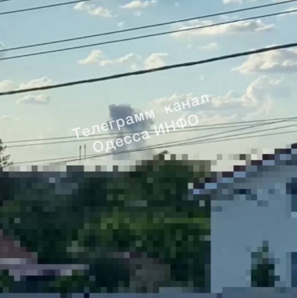 Missile strike hits Odesa just now