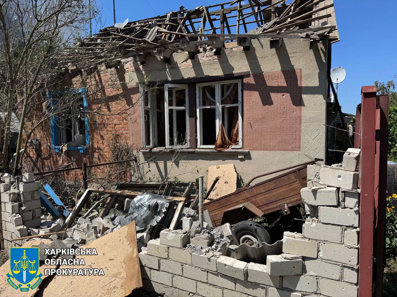 Russian drones strike Kharkiv, 10 wounded, 1 killed