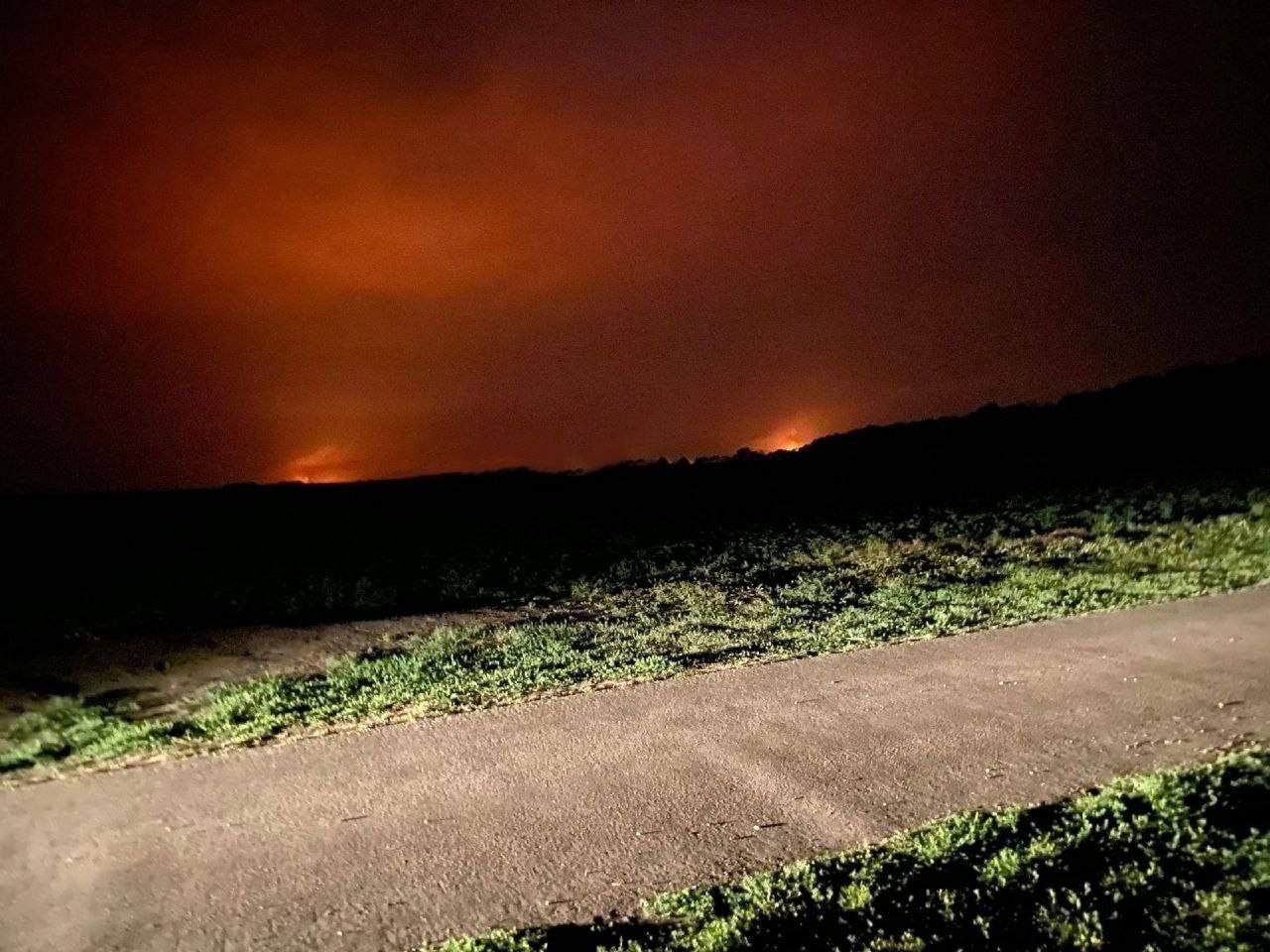 Explosions and fires reported near Krasny Khutor, Belgorod Oblast, Russia