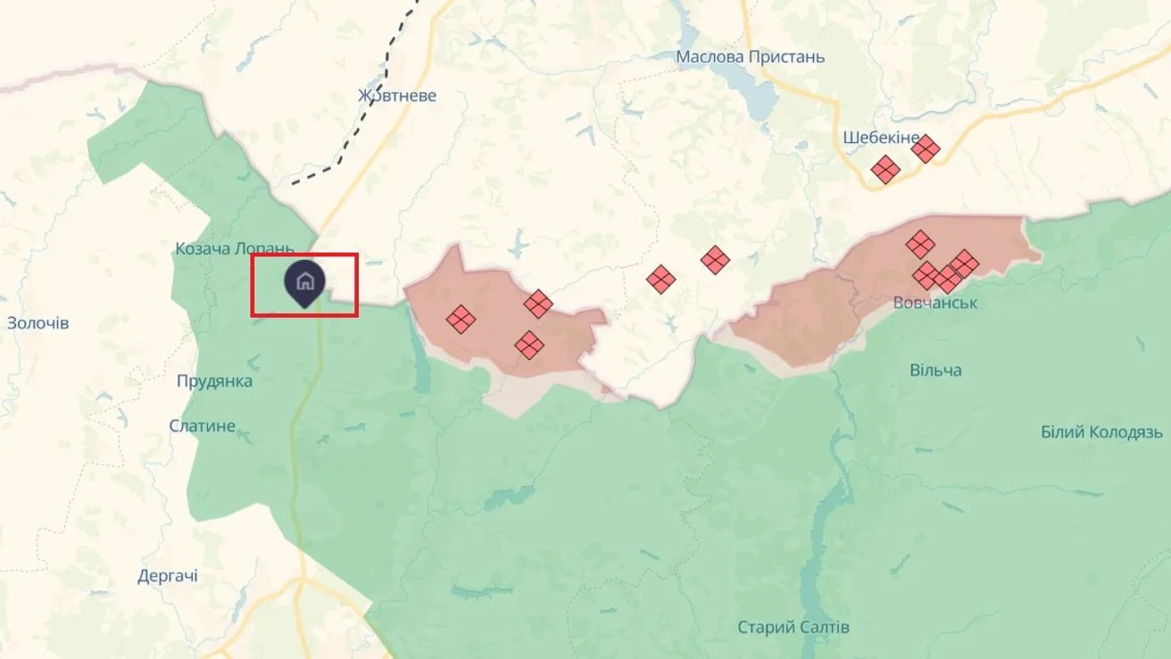 Russians pushed back from Hoptivka checkpoint