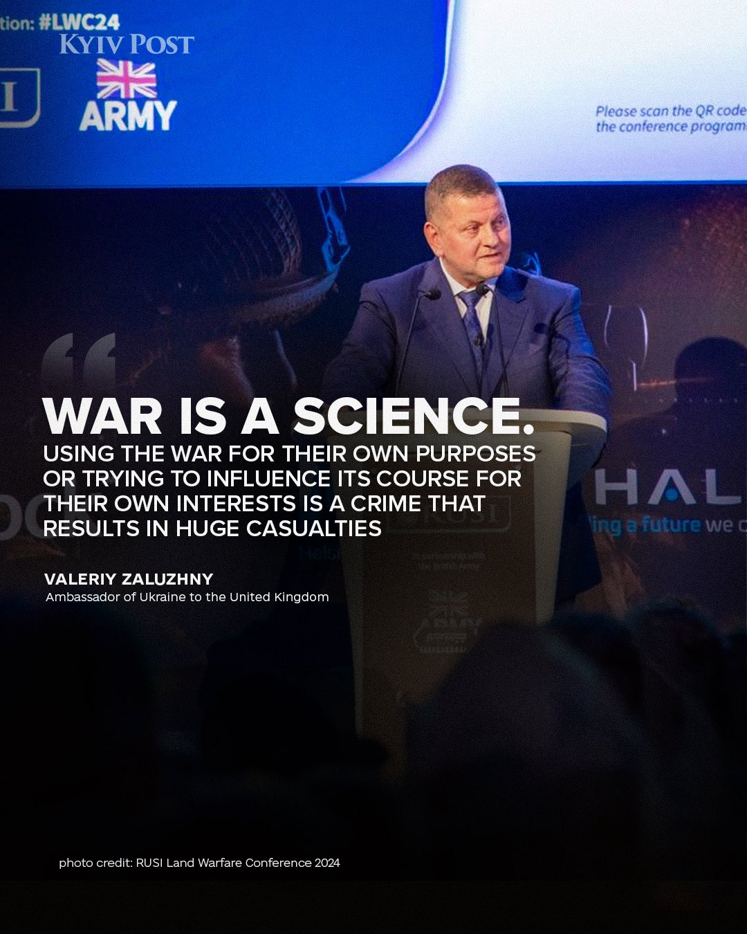 Zaluzhny: Readiness for war will be determined