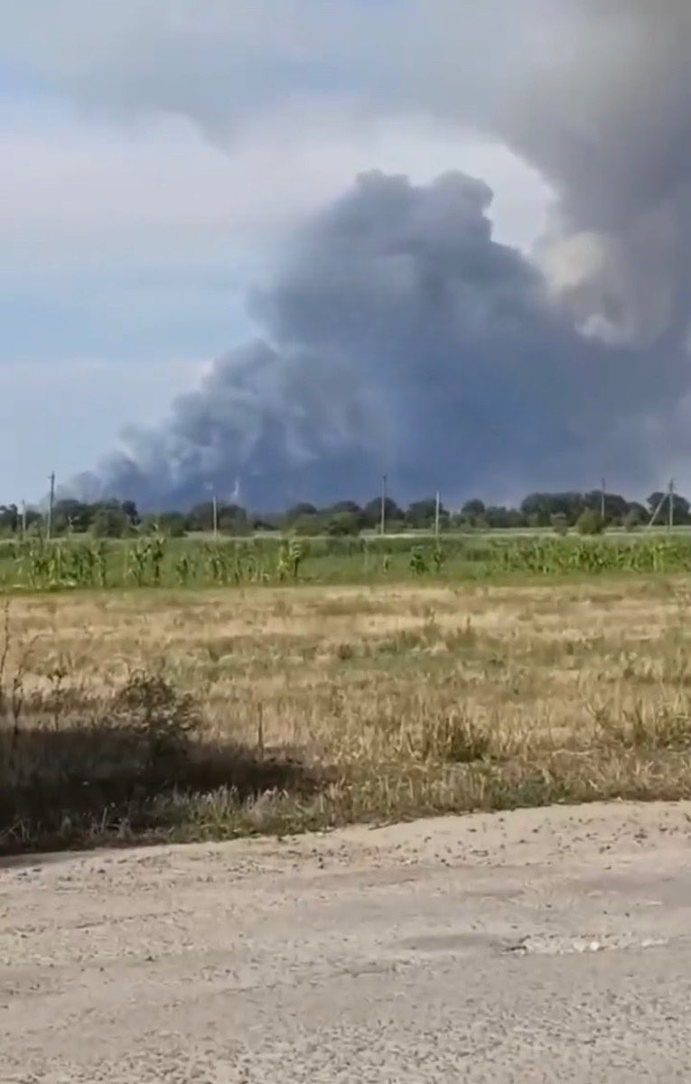 Russian targets hit near Chulakivka, Kherson region