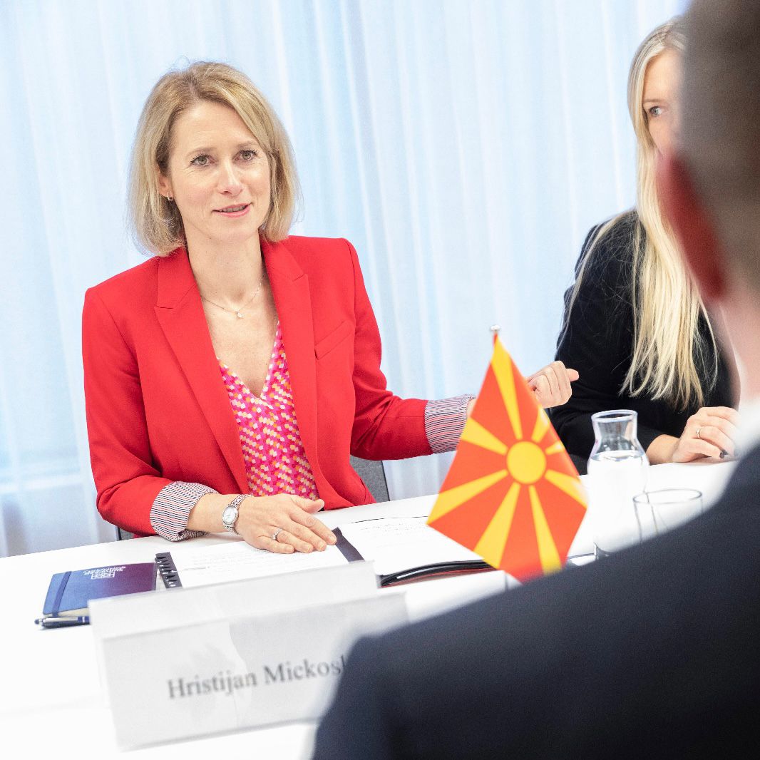 Kaja Kallas meets Mickoski, discusses Ukraine support and EU accession for North Macedonia
