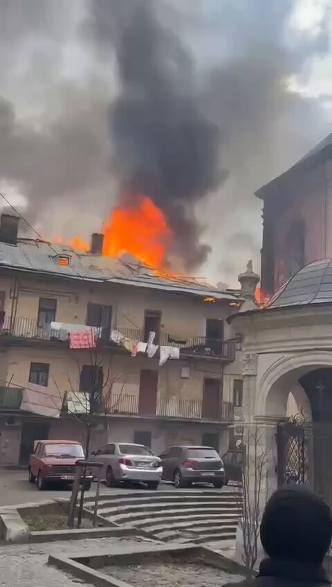 Russia Launches 556 Drones Hitting Lviv UNESCO Heritage Site
