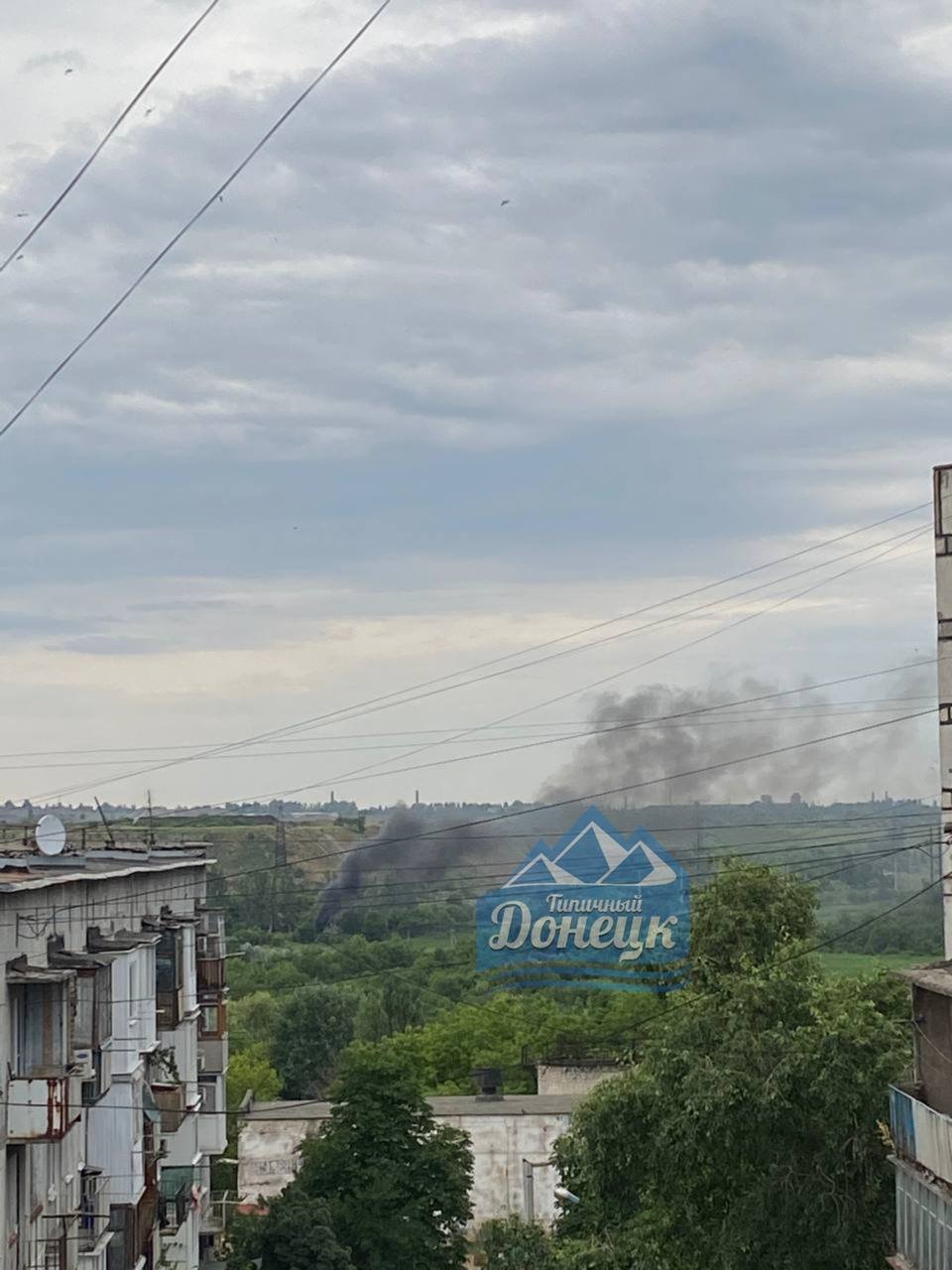 Artillery strike in Donetsk’s Leninsky district