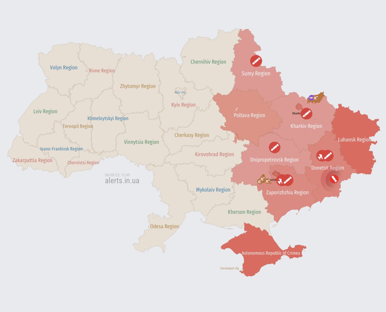 High threat of Russian ballistic missiles launch for Ukraine