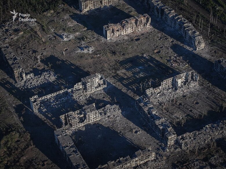 Remnants of the “Kanal” district in Chasiv Yar after Ukrainian forces withdrawal
