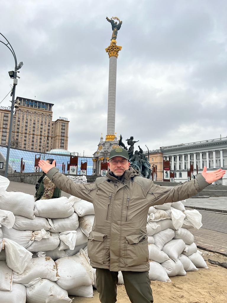 Ukrainian defense minister delivers a message