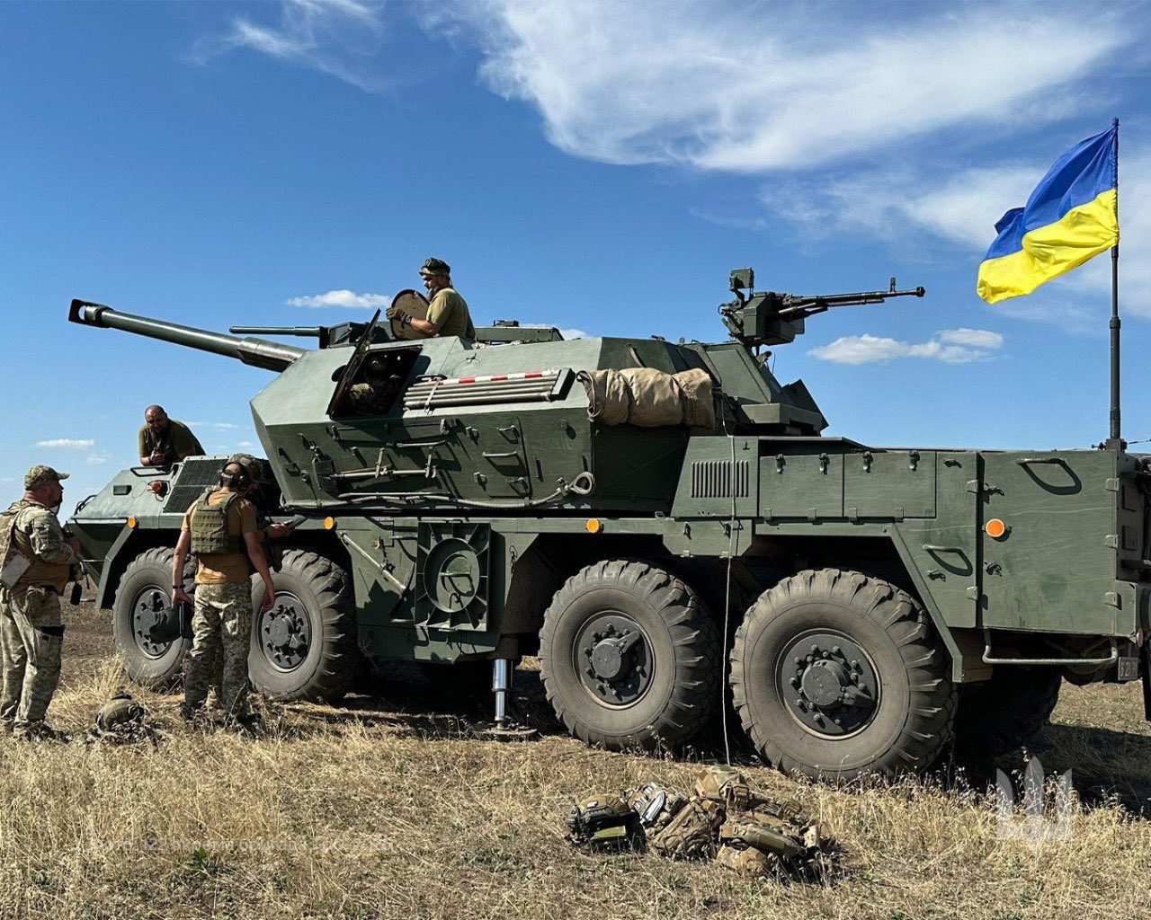 Ukrainian artillery asserts control over its land
