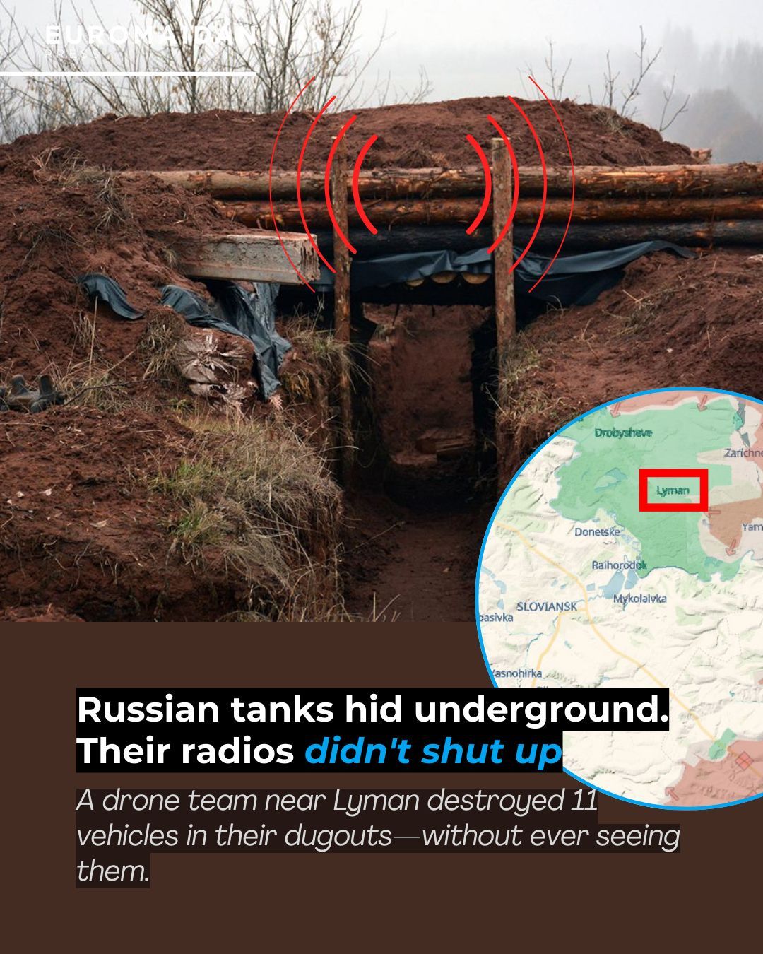 Ukrainian drones destroy tanks before leaving trenches