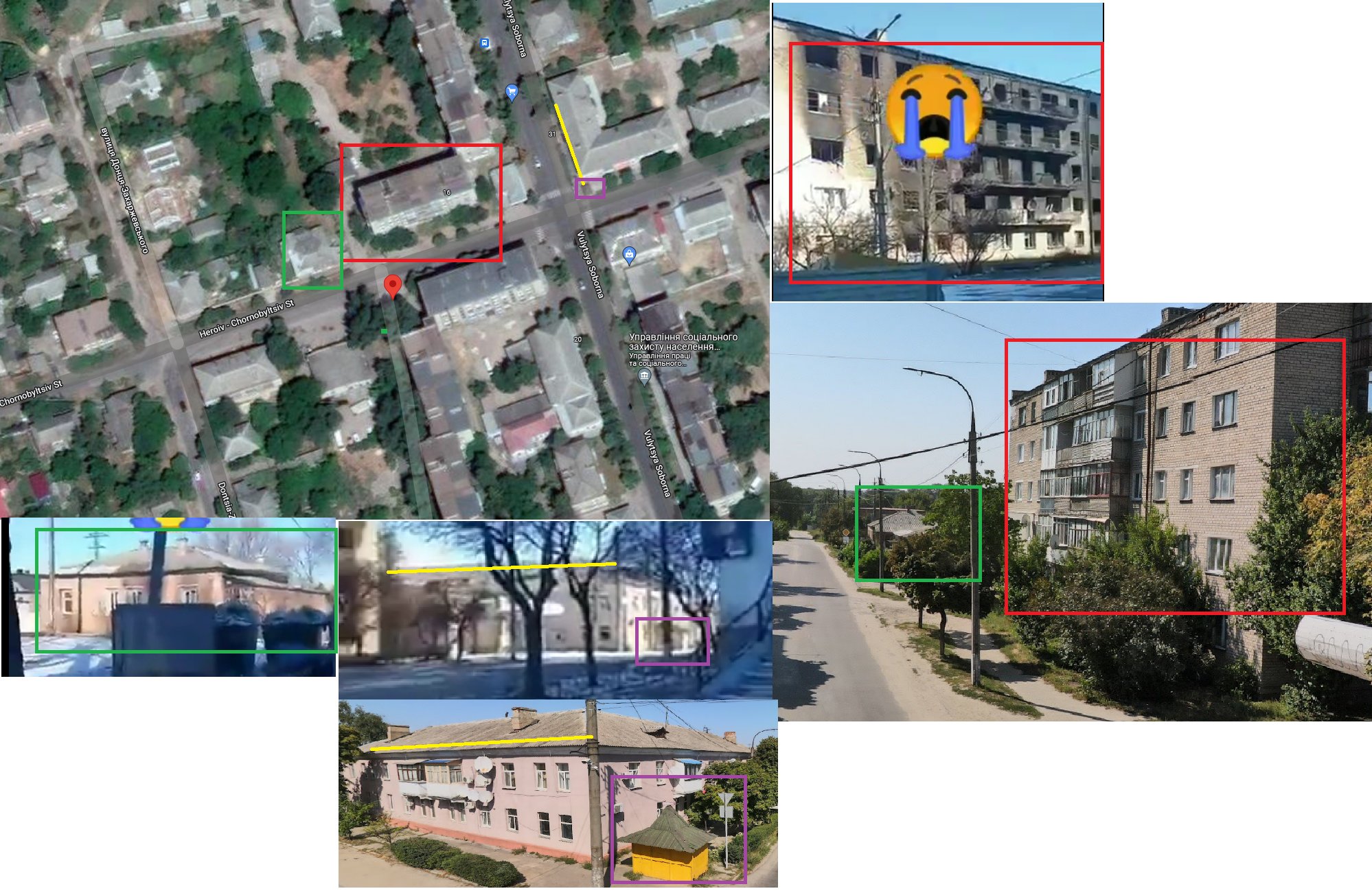 Geolocation of footage at coordinates 49.193878, 37.275338