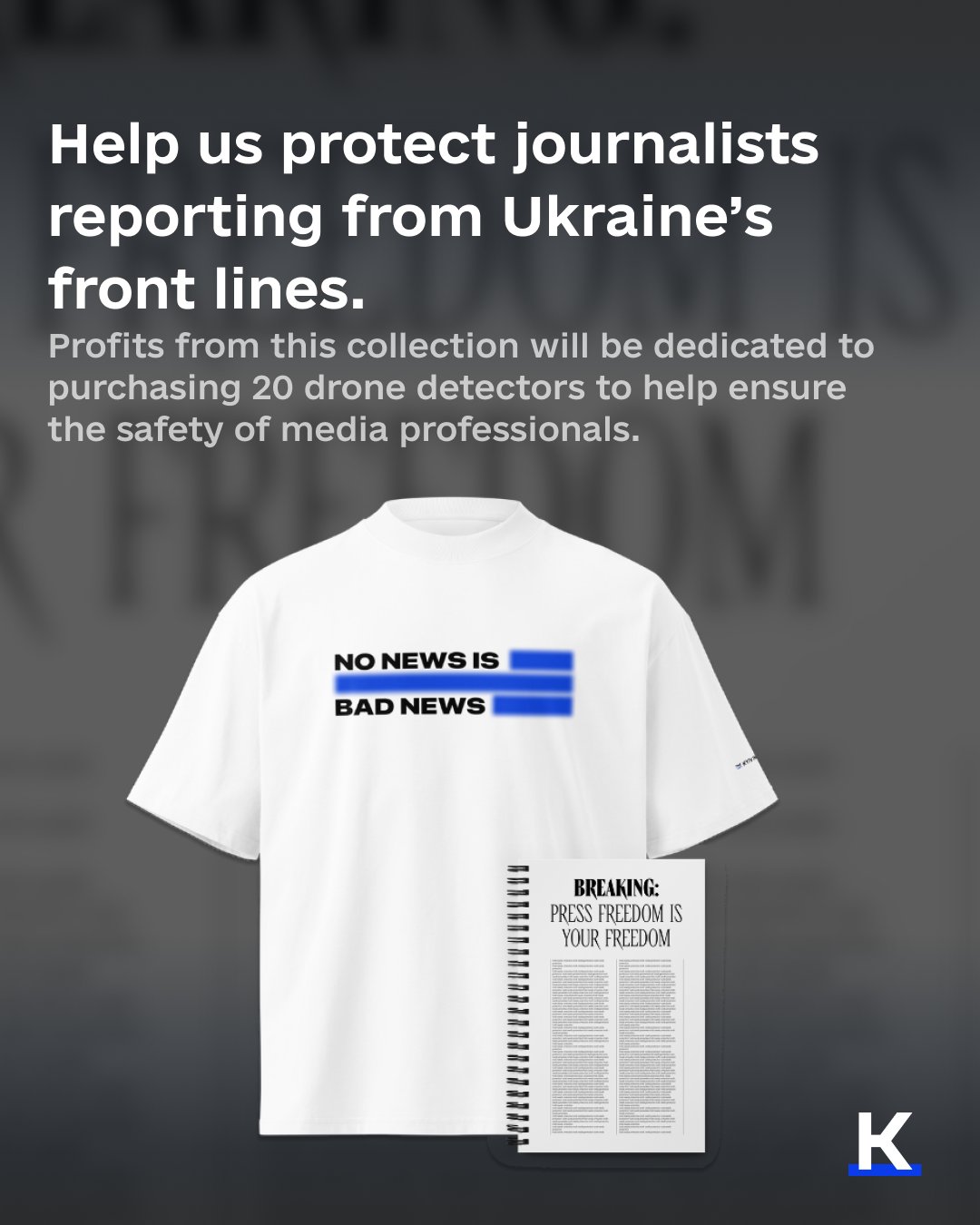 Kyiv Independent launches merch drop for drone detector funding