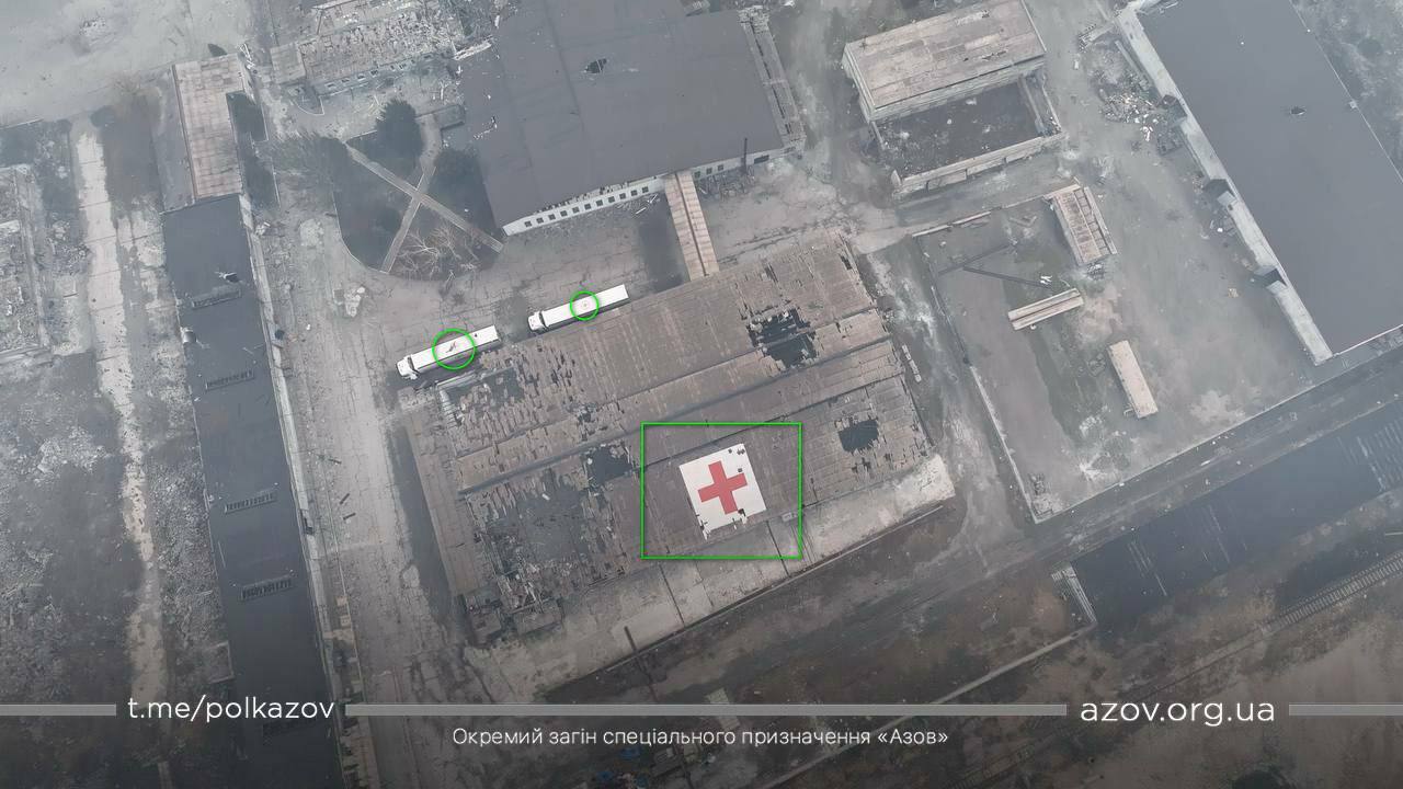 Russian invaders fire on Red Cross building in Mariupol