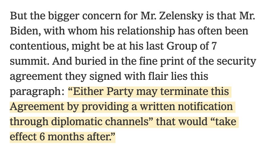 NYT: US-Ukraine security deal mirrors Trump’s Iran deal loophole