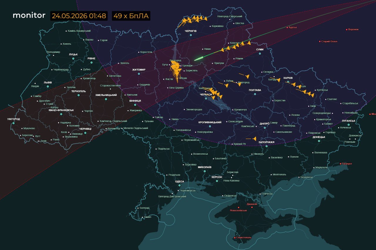 Massive attack on Kyiv with drones and ballistic missiles