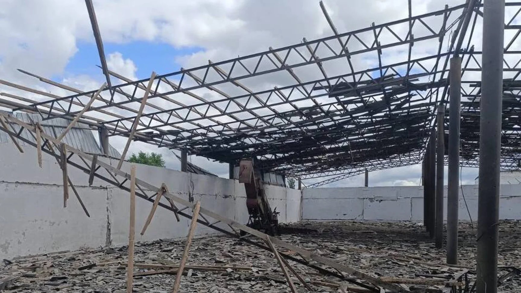 Missile attack on a farm in Mykolaiv region (05-29-2025)