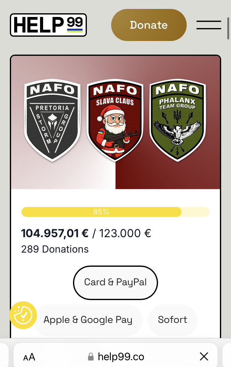 Collection: nearly €105k raised, €18k left for trucks to Ukraine