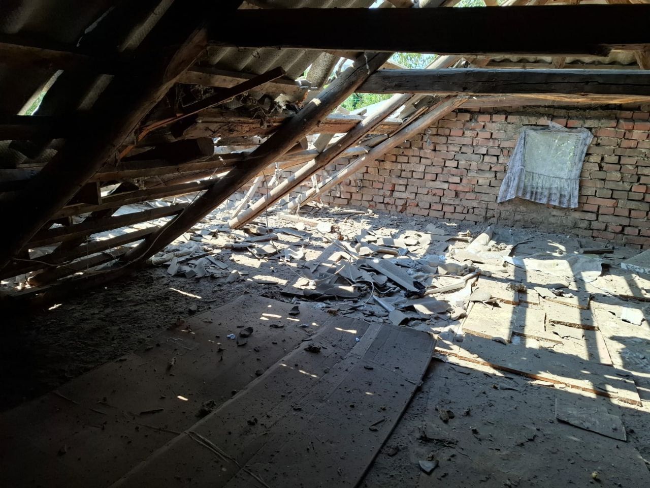 Russian digs in Nikopol: injured and damages