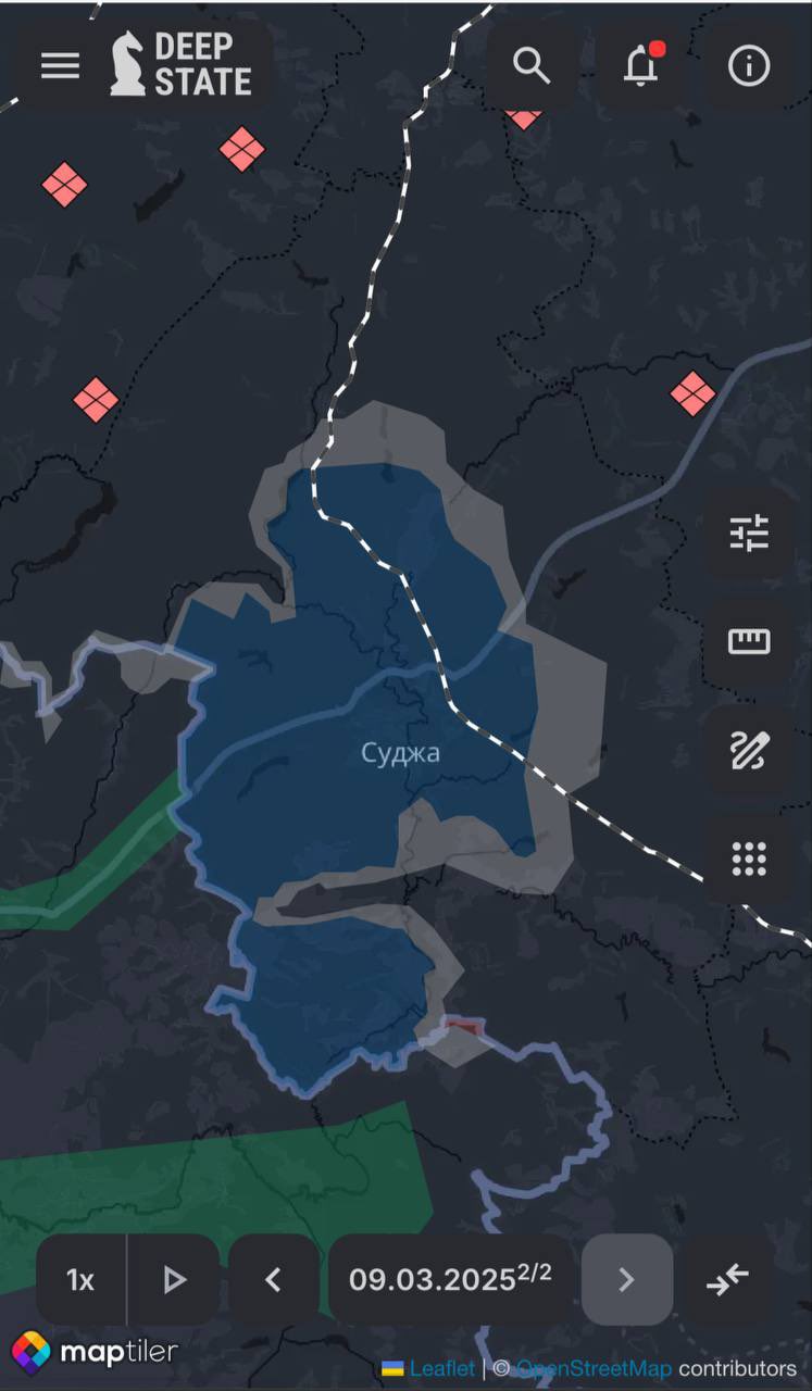 Enemy regains territory near Malaya Loknya and Martynivka