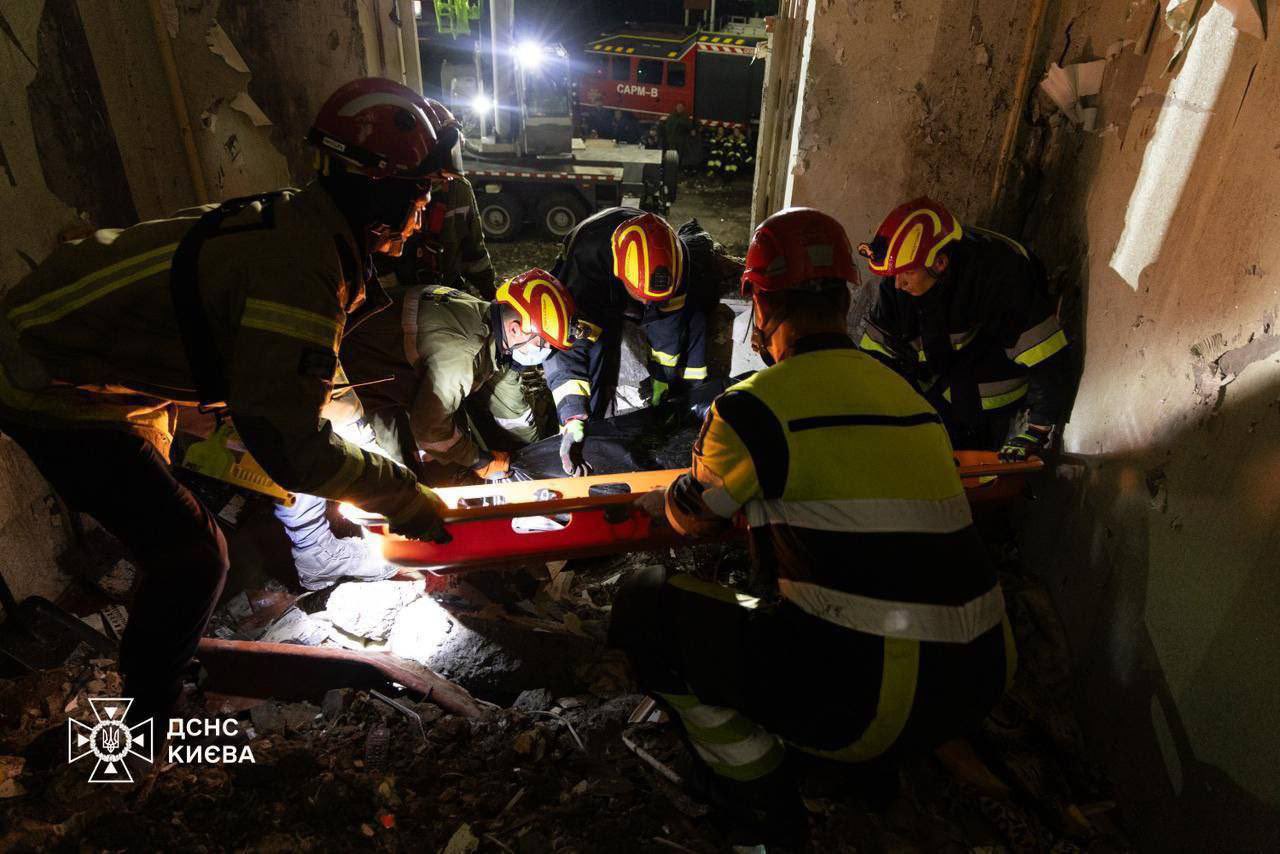Third body recovered from Kyiv residential building after Russian strike