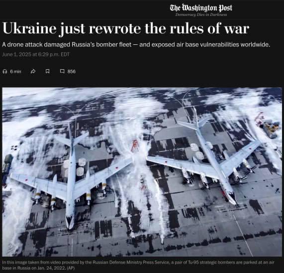 Ukraine rewrites war rules with airfield attacks, comparing to Pearl Harbor