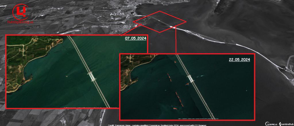 Russia installs new barriers in Kerch Strait to protect Crimean Bridge