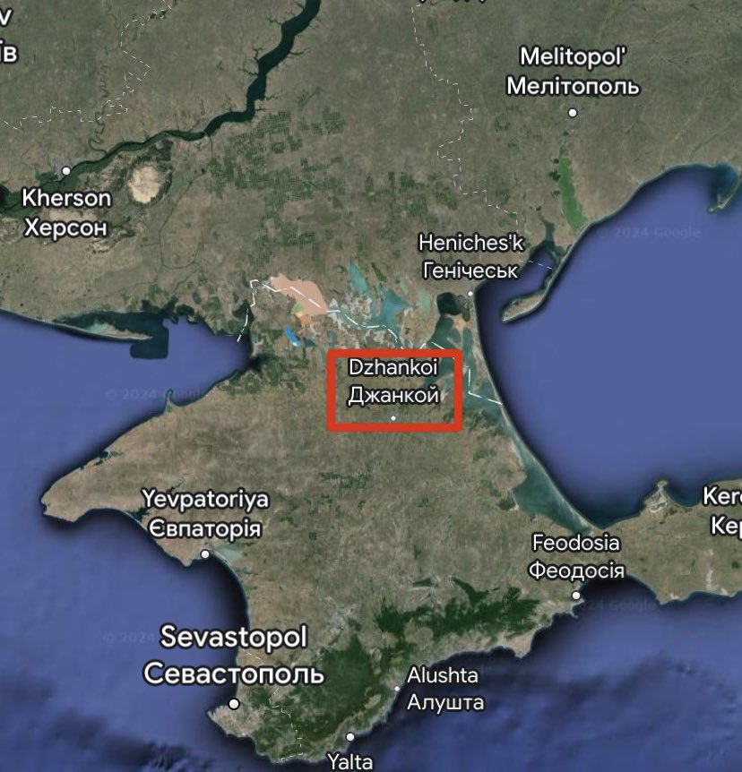 Dzhankoi Air Base Used by Russia